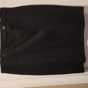 Max Studio Pinstripe Pencil Skirt XL